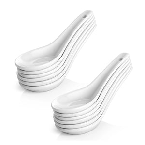 soup spoon set, set of soup spoons, ceramic soup spoons