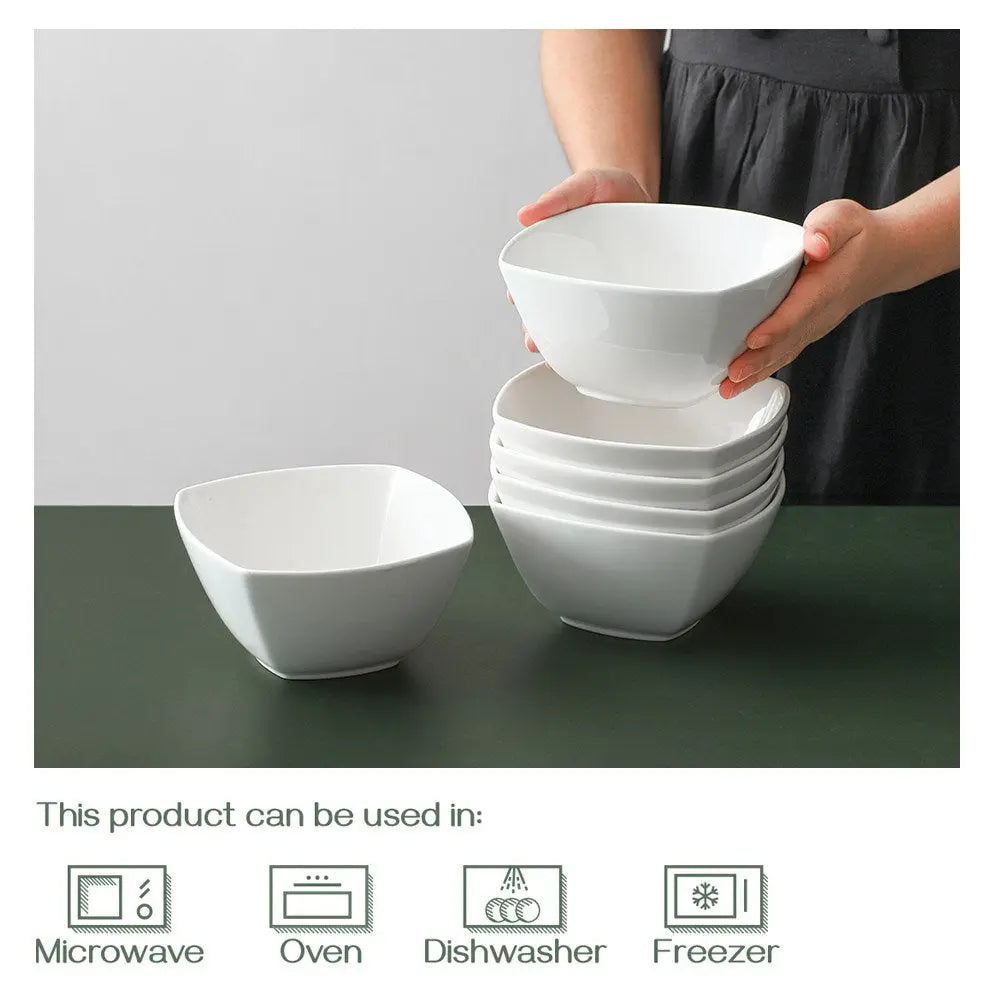 27 OZ Ceramic Cereal Bowls Set of 6