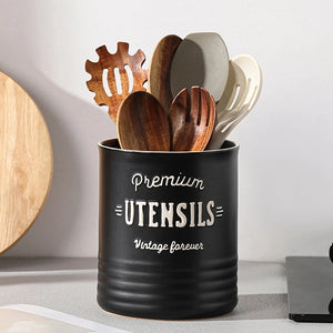 Farmhouse Kitchen Utensil Holder - Set of 1
