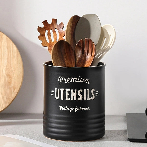 Farmhouse Kitchen Utensil Holder - Set of 1