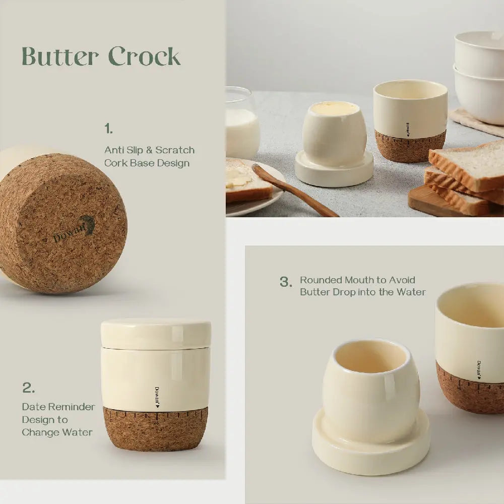 french butter crock