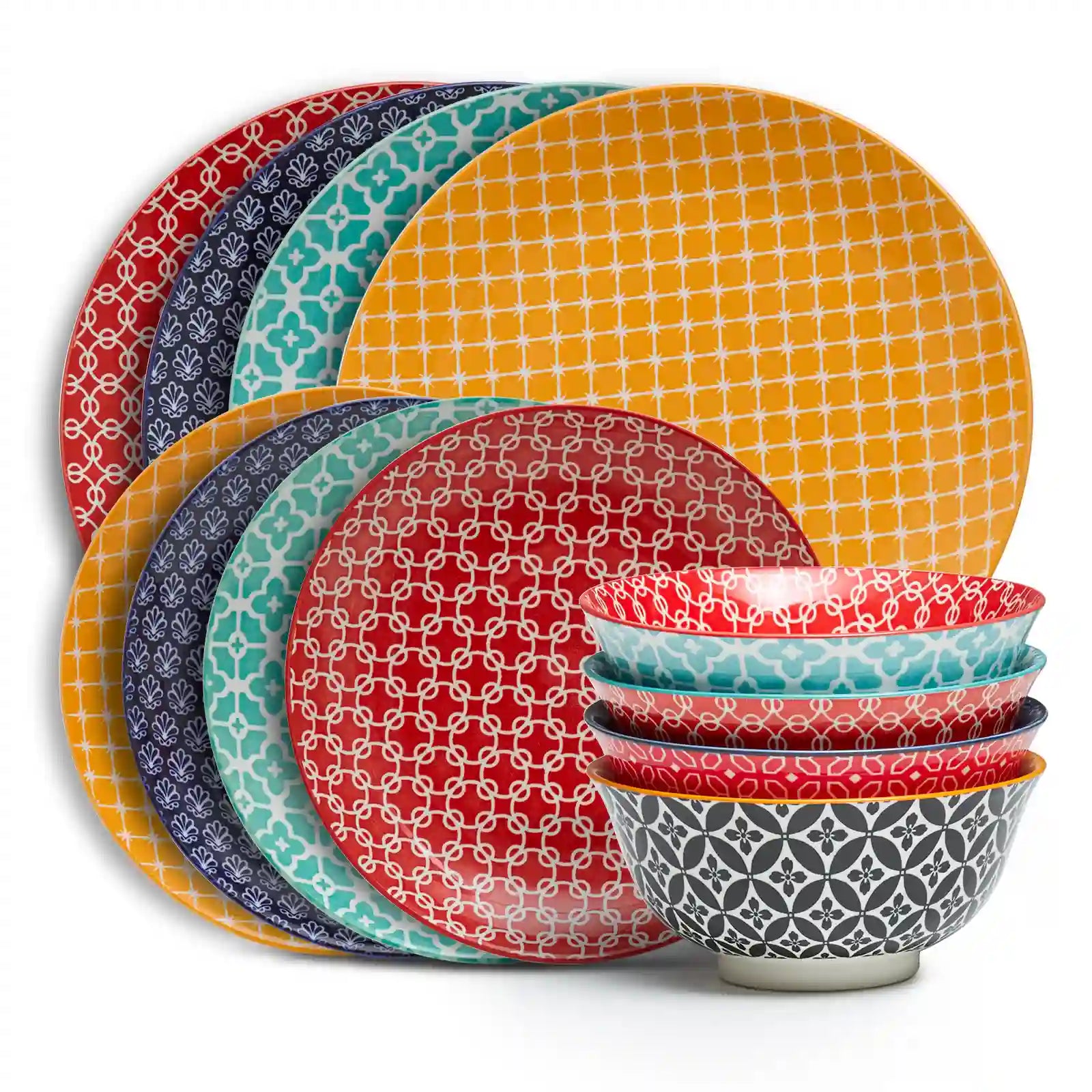 Colorful Ceramic Dinnerware Sets Dowan® - Main Image