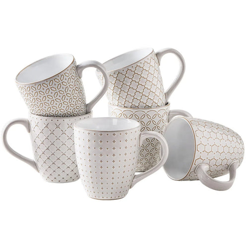 Wovira Coffee Mugs - Set of 6 - Drinkware