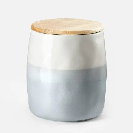 Canister with Wood Lid