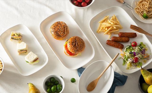 Dowan's Ceramic Serving Plates: Functional and Durable