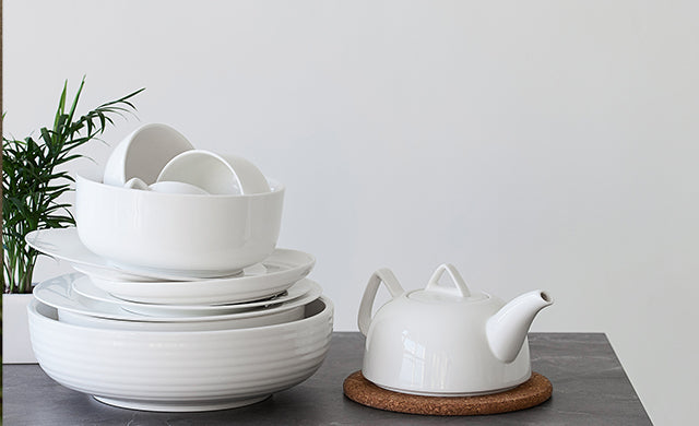 The Ultimate Kitchen Upgrade: Dowan's Ceramic Dinner Set for Stylish and Organized Cooking Spaces