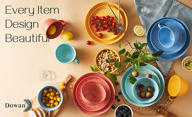 Indulge in Colorful Delights with Dowan's Dessert Bowl Set