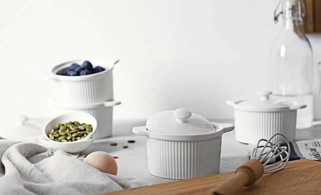 Unleash Culinary Creativity with Dowan's Charming and Versatile Ceramic Ramekin Set