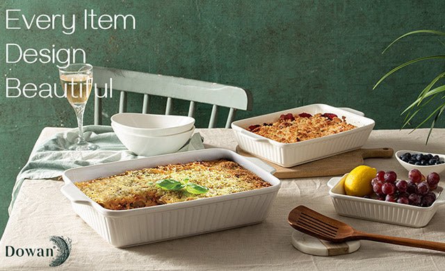 Get the Same Goodies as Food Blogger with DOWAN Ceramic Baking Pan - Dowan®