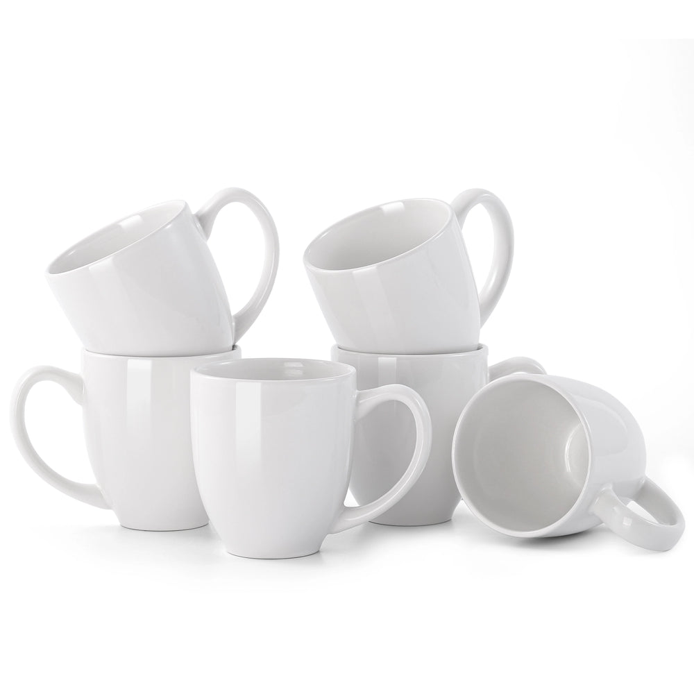 Wedding White Coffee Mugs - Set of 6