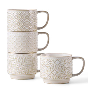 Wovira Coffee Mugs - Set of 4
