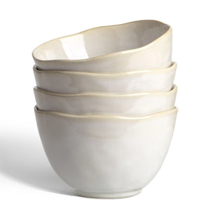 Ripple Reactive Glaze Soup Bowls - Set of 4