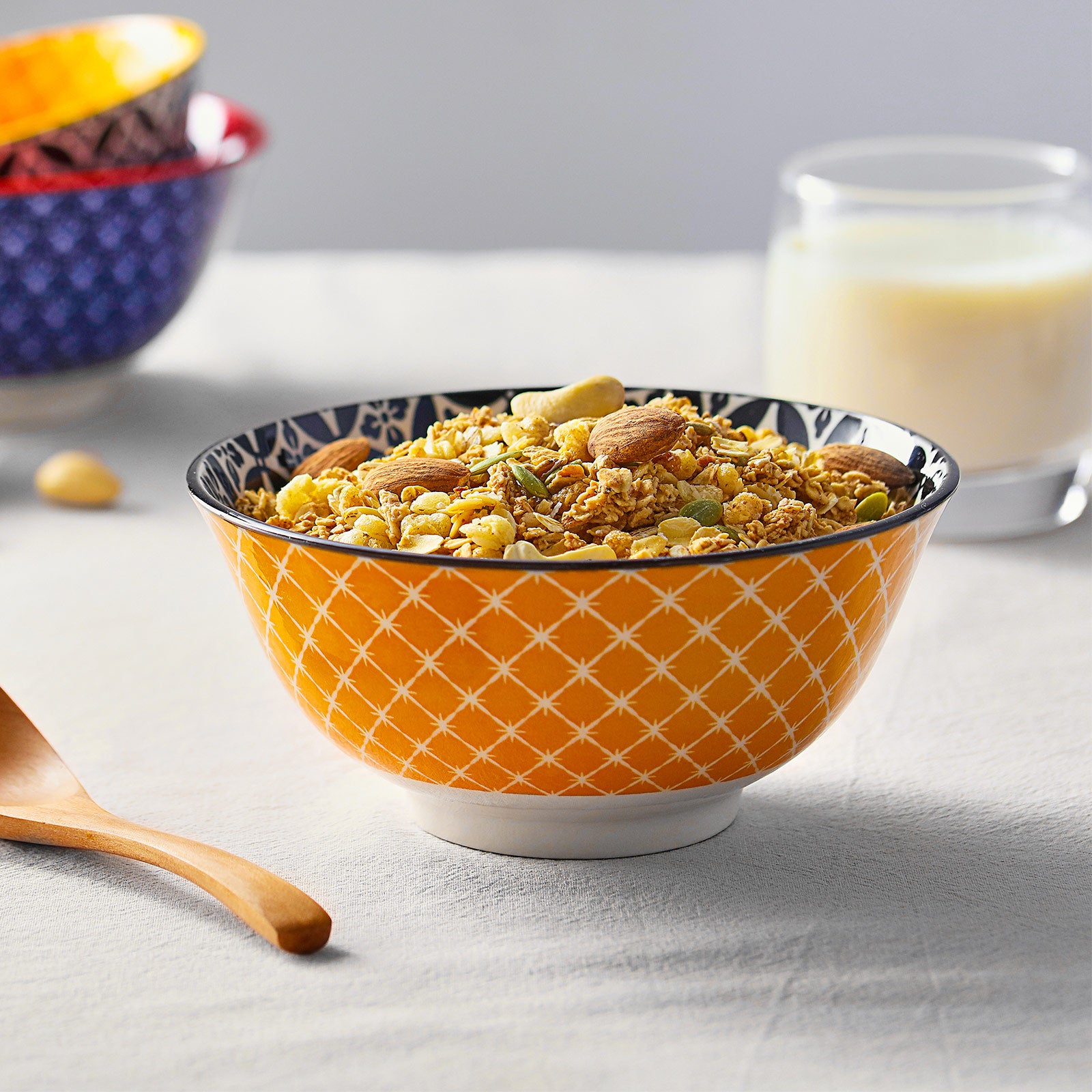 Vibrant Ceramic Soup Bowls (Size Options) - Set of 6
