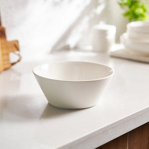 Wedding White Porcelain Ramen Bowls - Set of 4