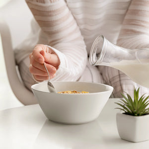 Wedding White Porcelain Ramen Bowls - Set of 4