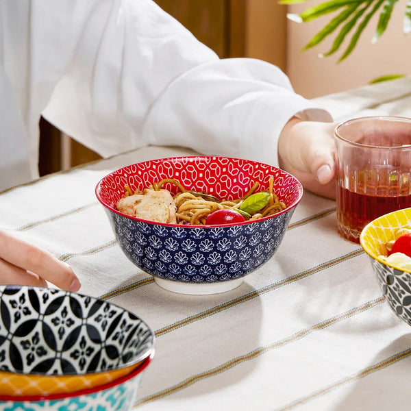 Mosaian Cereal Bowls - Set of 6 - Dinnerware
