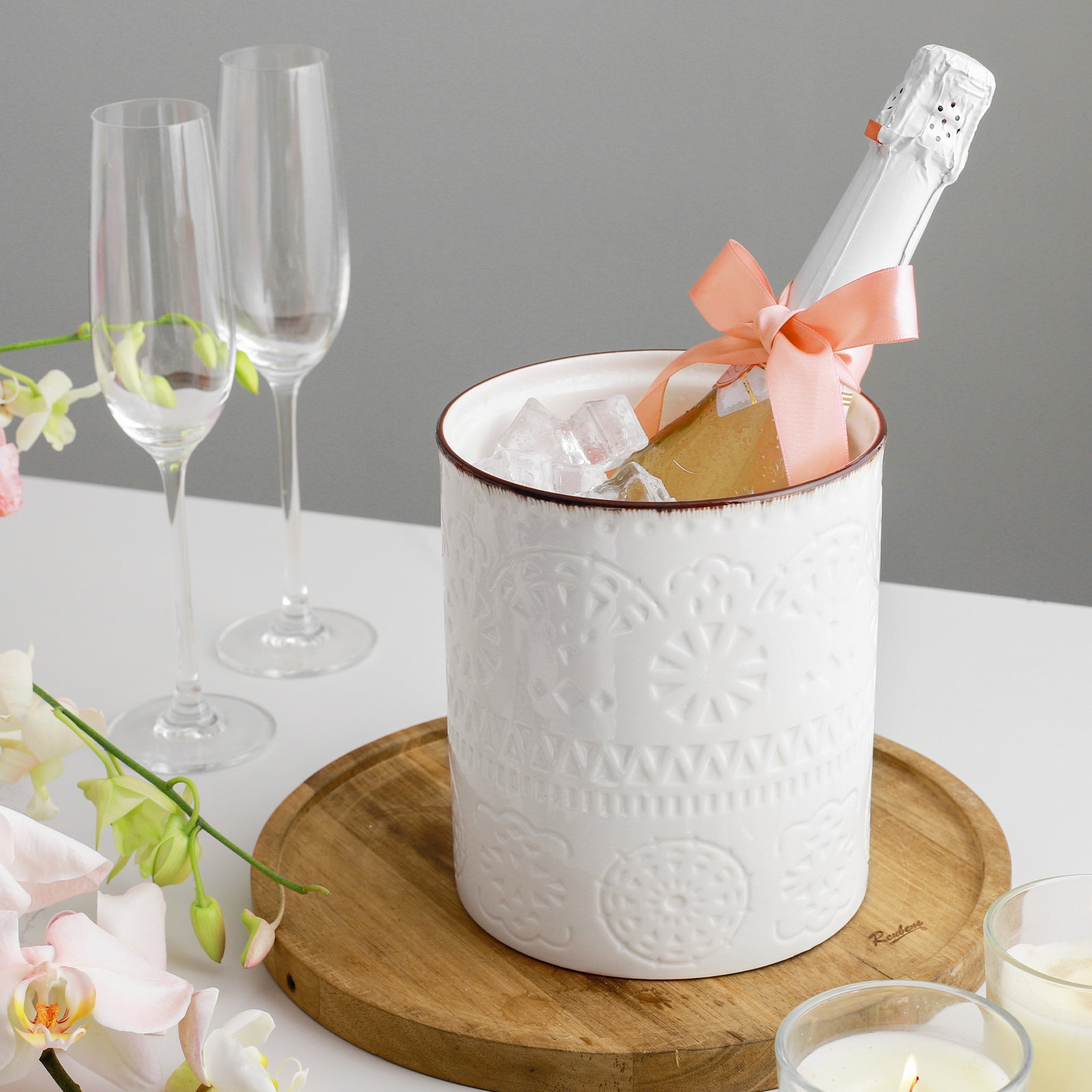 Large Ceramic Kitchen Utensil Holder- Set of 1 - Thumbnail 2