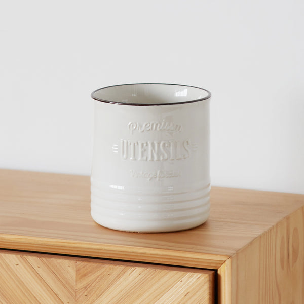 Ceramic Utensil Holder - Set of 1