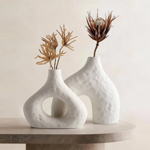 Hammered Bud Vases - Set of 2