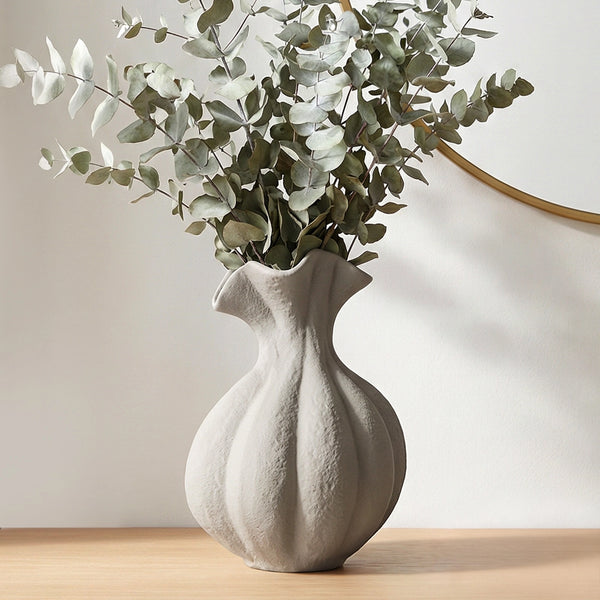 Pumpkin Short-Neck Vase - Set of 1