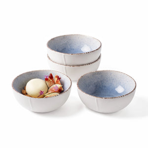 Caymere 4.7-Inch Coastal Blue Dessert Bowls - Set of 4