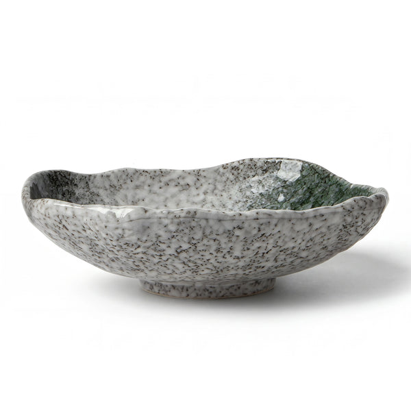 Moss Stone Wabi-Sabi Decorative Bowl - Set of 1
