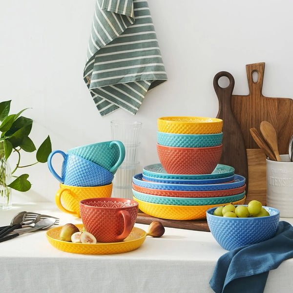 21 oz Colorful Mugs - Set of 4