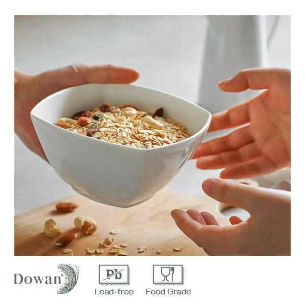27 OZ Ceramic Cereal Bowls Set of 6