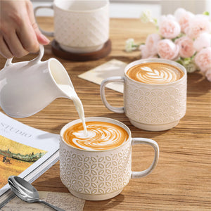 Wovira Coffee Mugs - Set of 4