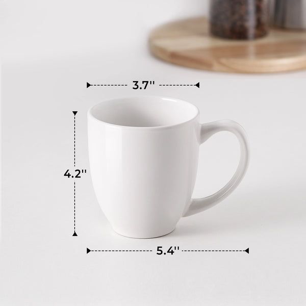 Wedding White Coffee Mugs - Set of 6