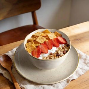 Ripple Reactive Glaze Soup Bowls - Set of 4