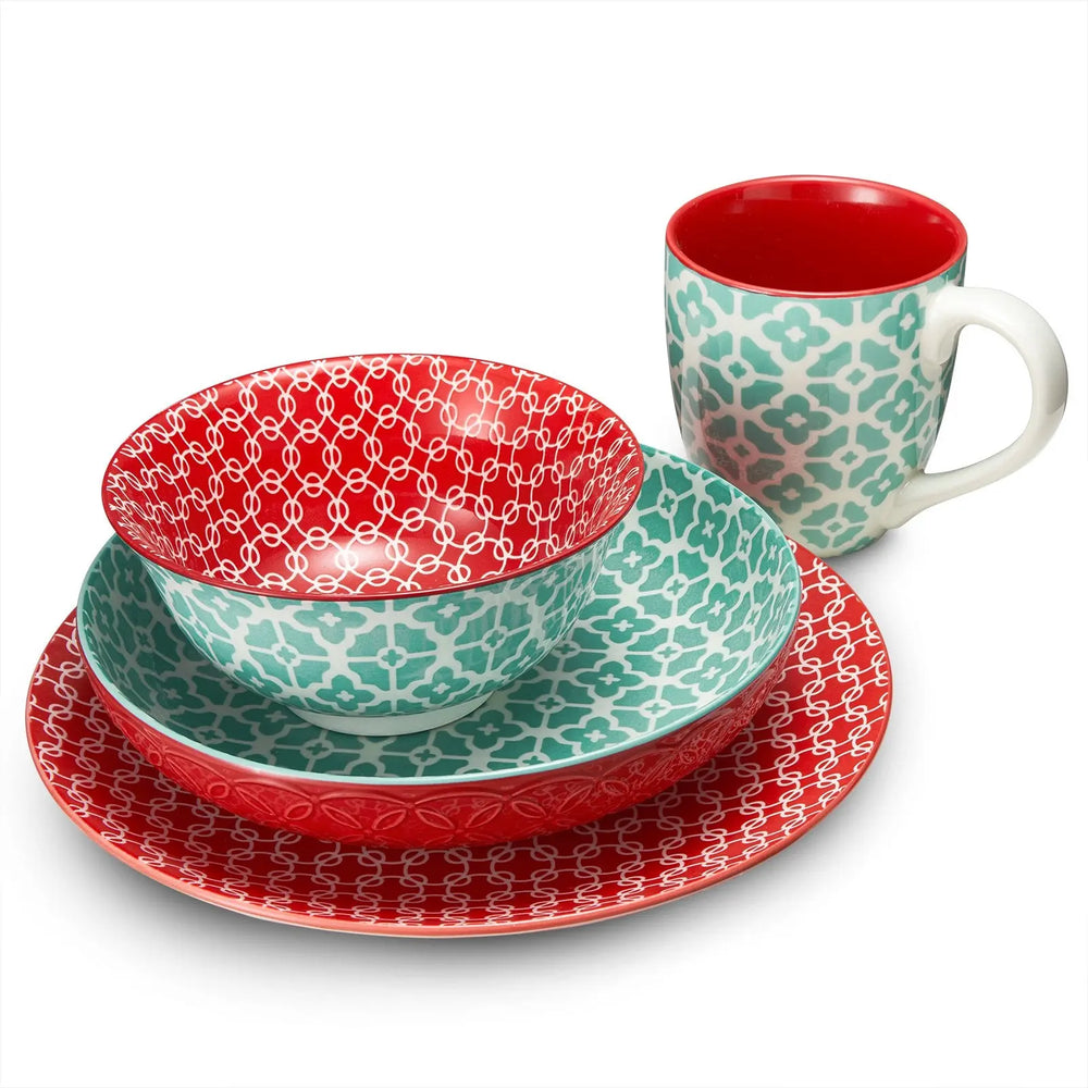 4 Pieces Gift Sets 19OZ Coffee Mug,34OZ Fruit&Salad Bowl
