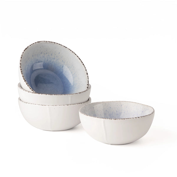 Caymere 4.7-Inch Coastal Blue Dessert Bowls - Set of 4