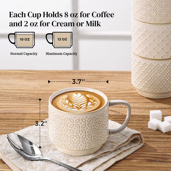 Wovira Coffee Mugs - Set of 4