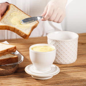 White French Butter Crock - Set of 1