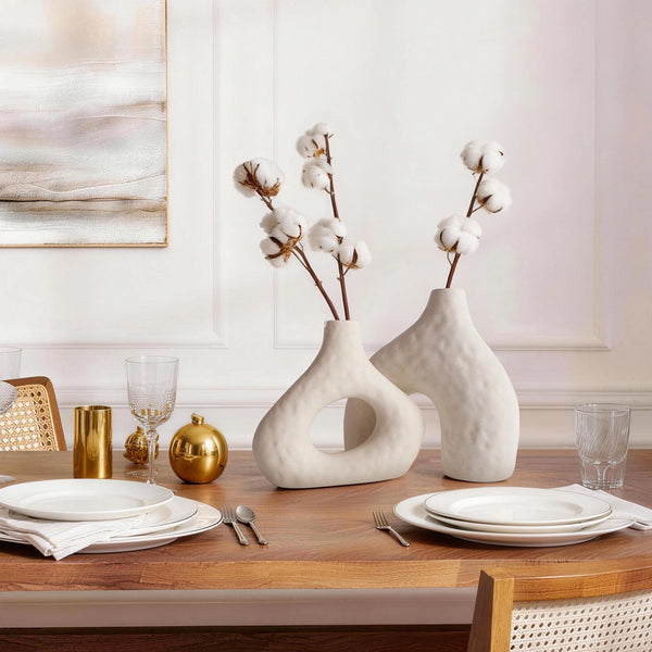 Hammered Bud Vases - Set of 2