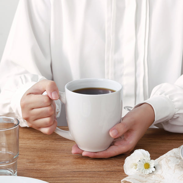 Wedding White Coffee Mugs - Set of 6