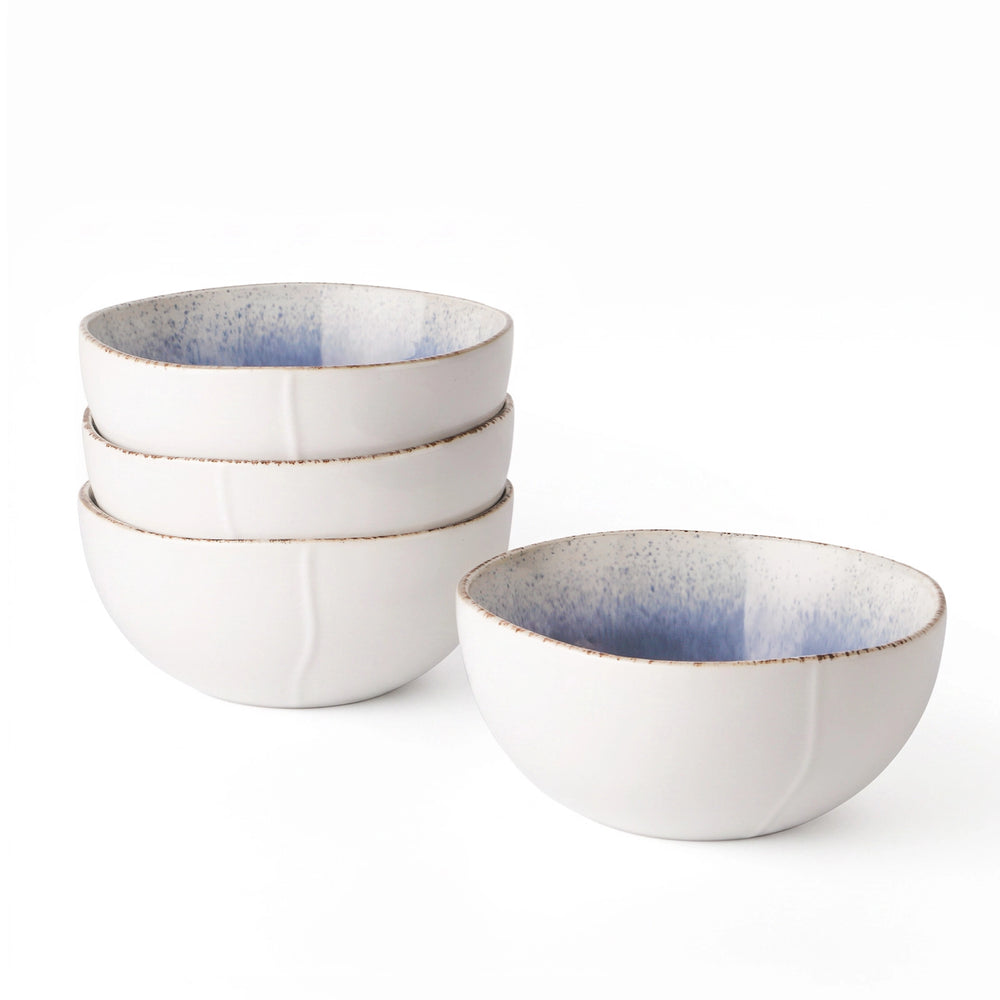 Caymere 6-Inch Coastal Blue Soup Bowls - Set of 4