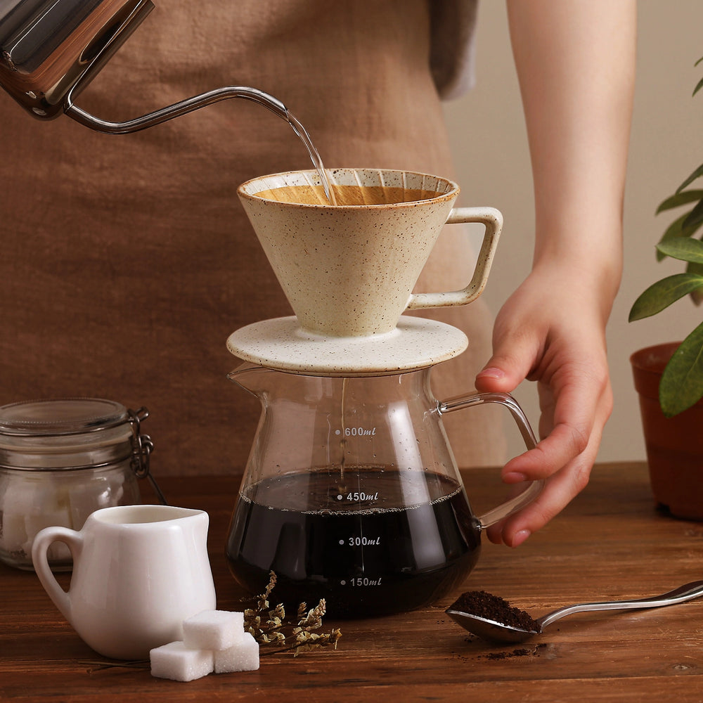 Gray Reactive Glaze Coffee Filter - Set of 1