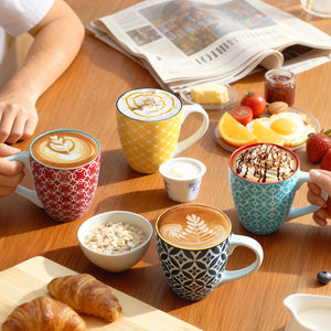 Mosaian Coffee Mugs - Set of 6