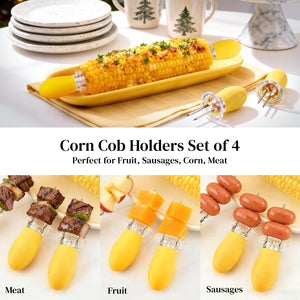 3D Corn Plates - Set of 4