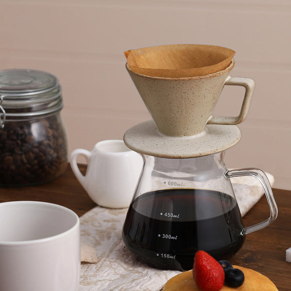 Gray Reactive Glaze Coffee Filter - Set of 1