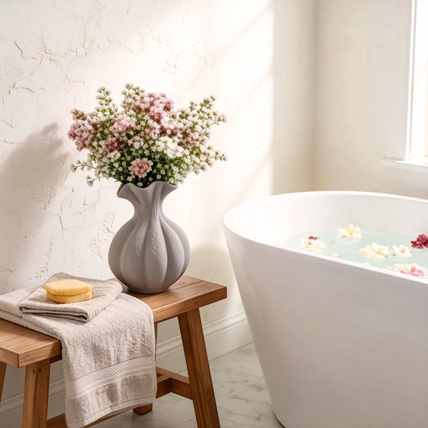 Pumpkin Short-Neck Vase - Set of 1