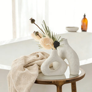 Hammered Bud Vases - Set of 2