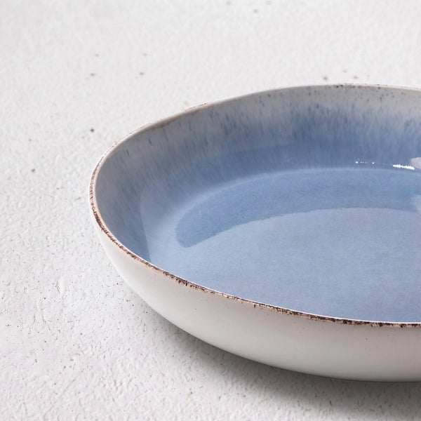 Caymere 9-Inch Coastal Blue Fruit Bowls - Set of 4