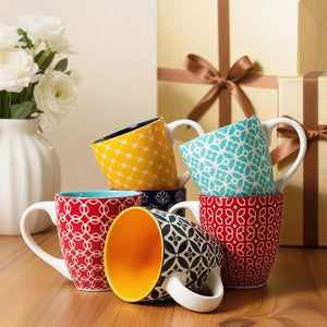 Mosaian Coffee Mugs - Set of 6