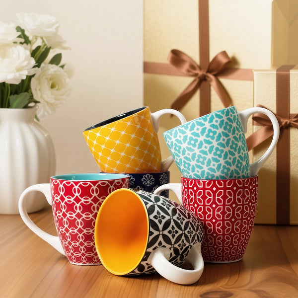 Mosaian Coffee Mugs - Set of 6