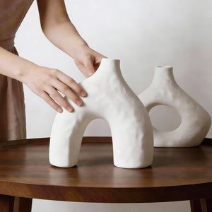 Hammered Bud Vases - Set of 2