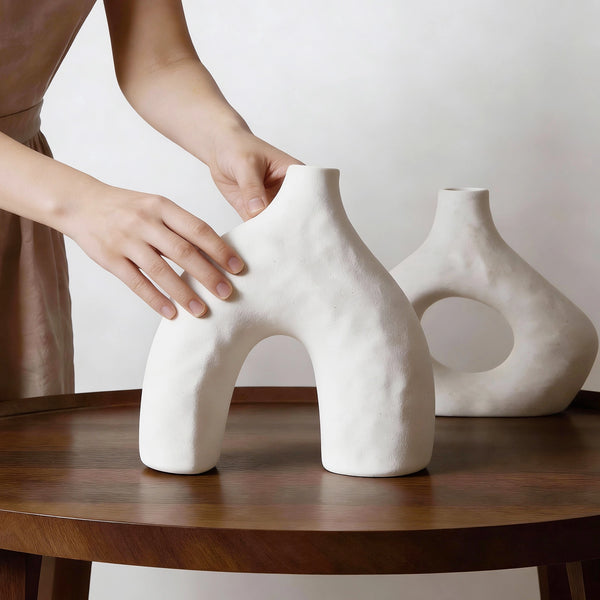 Hammered Bud Vases - Set of 2