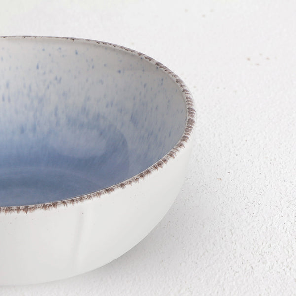 Caymere 4.7-Inch Coastal Blue Dessert Bowls - Set of 4
